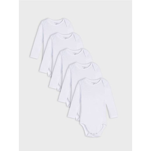 Sinsay - Body 5 pack - biały ze sklepu Sinsay w kategorii Body niemowlęce - zdjęcie 184190920