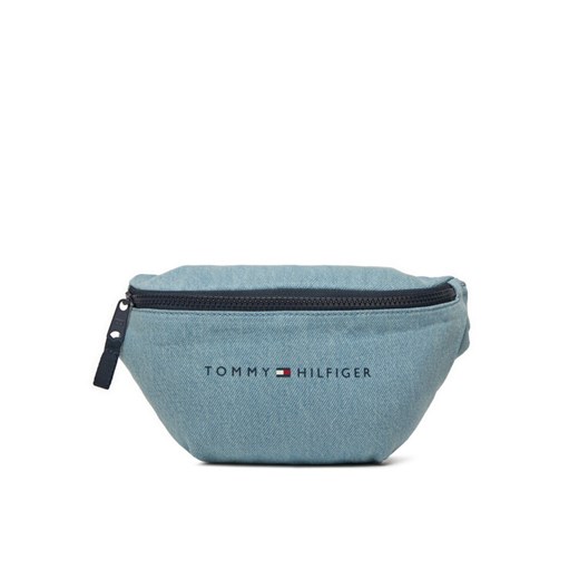 Saszetka nerka Tommy Hilfiger Th Essential Denim Bumbag AU0AU01976 Niebieski Tommy Hilfiger 00 eobuwie.pl