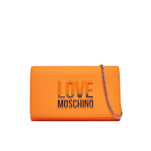 Torebka LOVE MOSCHINO JC4260PP0MKD0450 Pomarańczowy ze sklepu eobuwie.pl w kategorii Kopertówki - zdjęcie 184191612