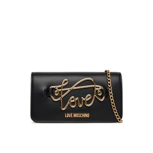 Torebka LOVE MOSCHINO JC5736PP0MKG0000 Czarny ze sklepu eobuwie.pl w kategorii Kopertówki - zdjęcie 184191634