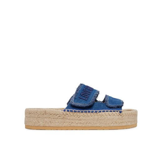 Espadryle LOVE MOSCHINO JA28383G0MJO5700 Niebieski ze sklepu eobuwie.pl w kategorii Espadryle damskie - zdjęcie 184191671