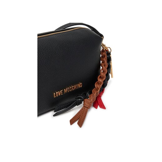 Listonoszka Love Moschino na ramię średnia matowa 