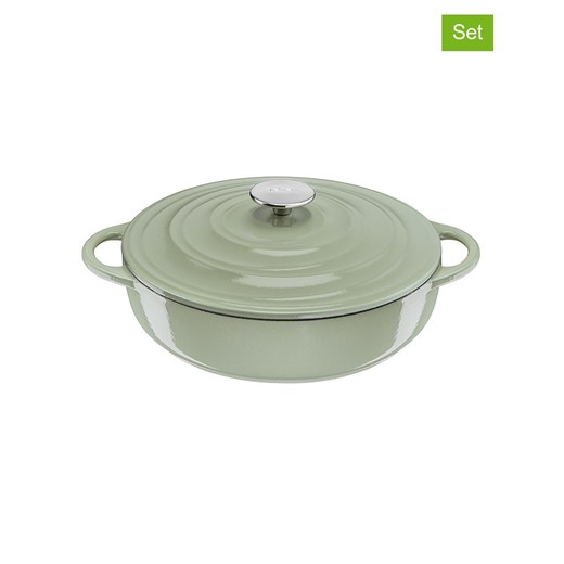 Tefal 2-częściowy zestaw &quot;Lov&quot; w kolorze zielonym - Ø 28 cm ze sklepu Limango Polska w kategorii Garnki - zdjęcie 184192494