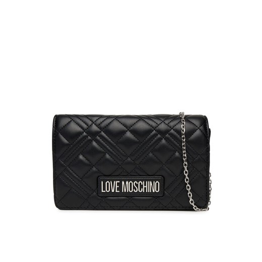 LOVE MOSCHINO Torebka JC4248PP0MLA000B Czarny ze sklepu MODIVO w kategorii Kopertówki - zdjęcie 184193121