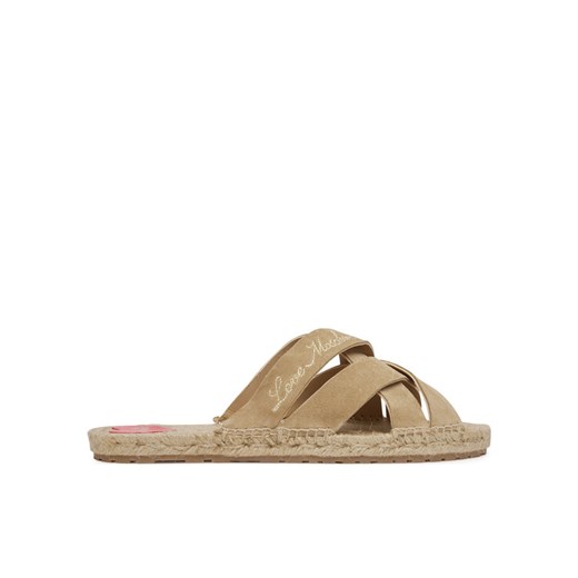 LOVE MOSCHINO Klapki JA28362G0MIG0104 Beżowy ze sklepu MODIVO w kategorii Klapki damskie - zdjęcie 184193142