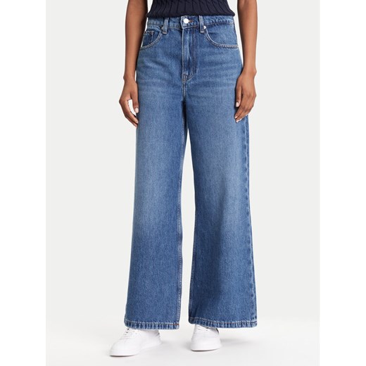 Tommy Hilfiger Jeansy WW0WW45675 Granatowy Slim Fit ze sklepu MODIVO w kategorii Jeansy damskie - zdjęcie 184193190