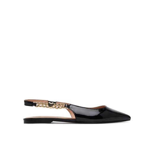 LOVE MOSCHINO Baleriny JA11041G0MIH0000 Czarny ze sklepu MODIVO w kategorii Balerinki - zdjęcie 184193210