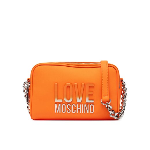 LOVE MOSCHINO Torebka JC4255PP0MKD0450 Pomarańczowy ze sklepu MODIVO w kategorii Listonoszki - zdjęcie 184193211