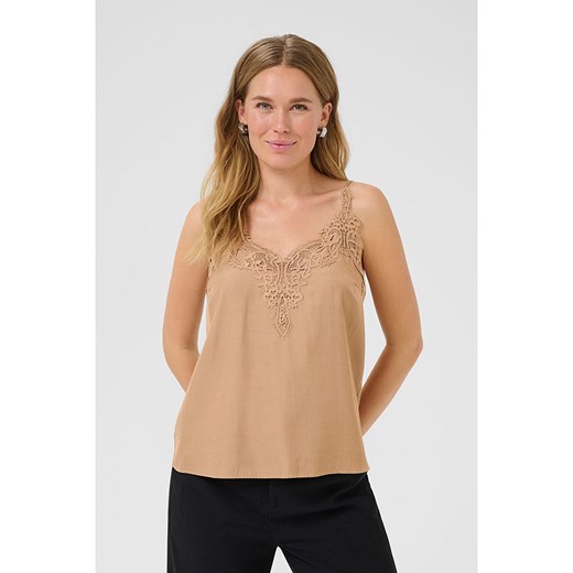 Cream Top "Anna" w kolorze karmelowym Cream 40 okazyjna cena Limango Polska