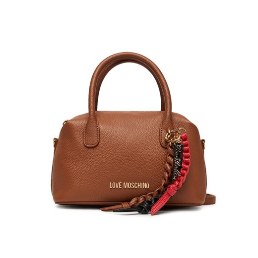 Torebka LOVE MOSCHINO JC4305PP0MK1120A Brązowy ze sklepu eobuwie.pl w kategorii Kuferki - zdjęcie 184196390