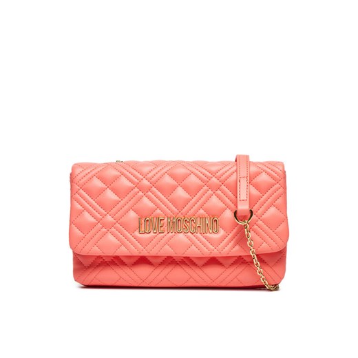 Torebka LOVE MOSCHINO JC4097PP1MLA0464 Koralowy ze sklepu eobuwie.pl w kategorii Listonoszki - zdjęcie 184196404