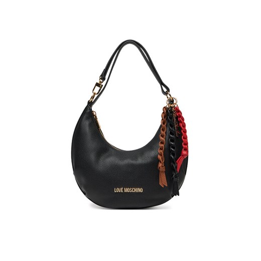 Torebka LOVE MOSCHINO JC4308PP0MK1100A Czarny ze sklepu eobuwie.pl w kategorii Listonoszki - zdjęcie 184196463
