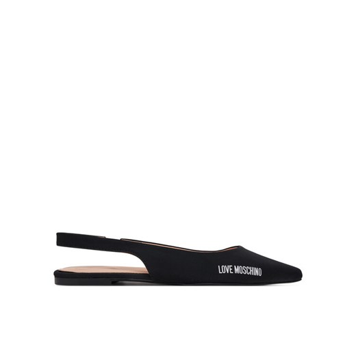 Baleriny LOVE MOSCHINO JA11021G0MIM0000 Czarny ze sklepu eobuwie.pl w kategorii Balerinki - zdjęcie 184196464