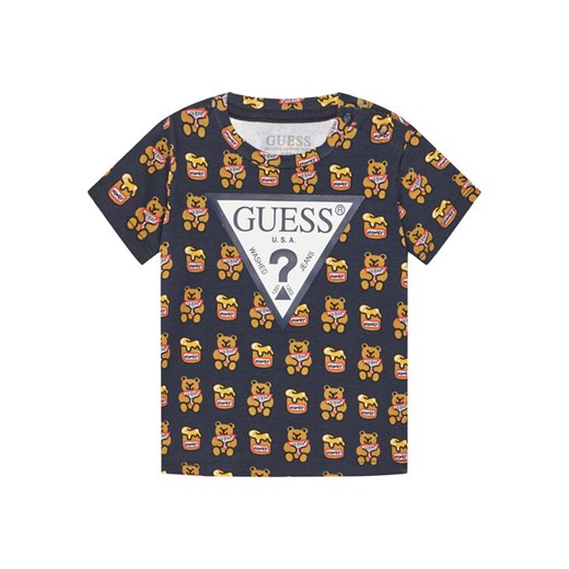 Guess T-Shirt H1YT00 K6YW1 Czarny Regular Fit ze sklepu MODIVO w kategorii T-shirty chłopięce - zdjęcie 184197002