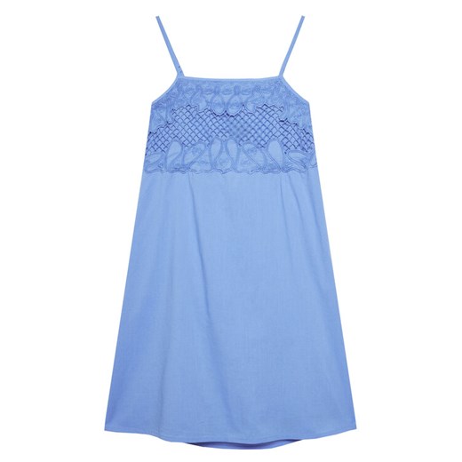 United Colors Of Benetton Sukienka letnia 4Q2LCV03H Niebieski Regular Fit ze sklepu MODIVO w kategorii Sukienki dziewczęce - zdjęcie 184197073