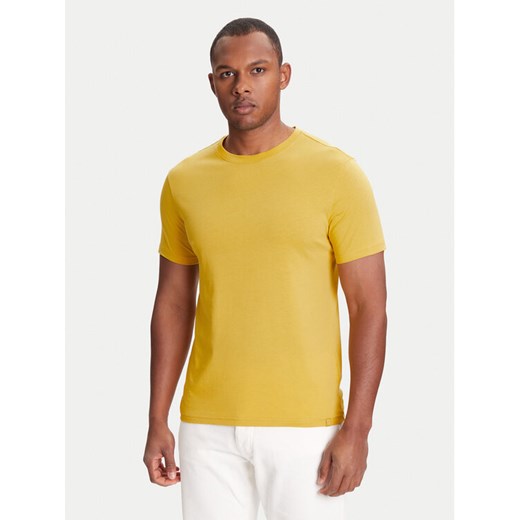 United Colors Of Benetton T-Shirt 3U53J1F15 Żółty Regular Fit ze sklepu MODIVO w kategorii T-shirty męskie - zdjęcie 184197114