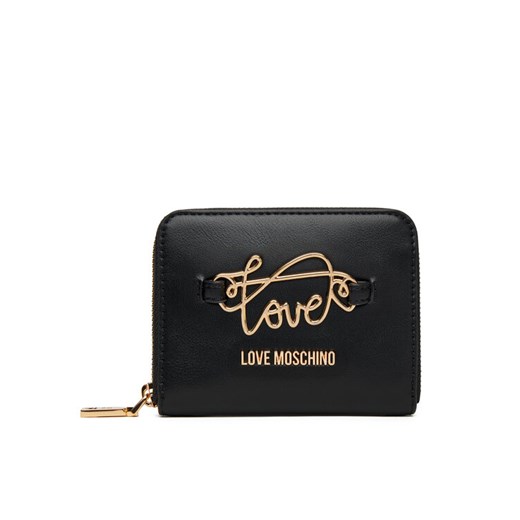 LOVE MOSCHINO Mały Portfel Damski JC5734PP0MKG0000 Czarny ze sklepu MODIVO w kategorii Portfele damskie - zdjęcie 184197140