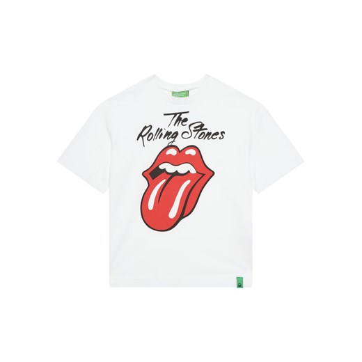 United Colors Of Benetton T-Shirt 3I1XC10NV Biały Relaxed Fit ze sklepu MODIVO w kategorii T-shirty chłopięce - zdjęcie 184197160