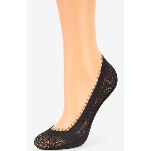 Marilyn 2-pak stopki koronkowe czarne Comfort Lace, Kolor czarny, Rozmiar 35-37, Marilyn ze sklepu Primodo w kategorii Skarpetki damskie - zdjęcie 184198221