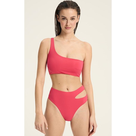 Ewa Chodakowska x Esotiq dół od bikini z wysokim stanem Firenze 42801-42X, Kolor różowy, Rozmiar L, Esotiq ze sklepu Intymna w kategorii Stroje kąpielowe - zdjęcie 184198773