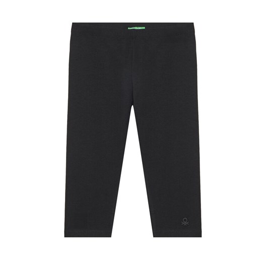 United Colors Of Benetton Legginsy 3MT1CF02J Czarny Slim Fit ze sklepu MODIVO w kategorii Spodnie dziewczęce - zdjęcie 184199581
