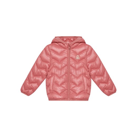 United Colors Of Benetton Kurtka zimowa 21INGN02Z Różowy Regular Fit ze sklepu MODIVO w kategorii Kurtki dziewczęce - zdjęcie 184199583
