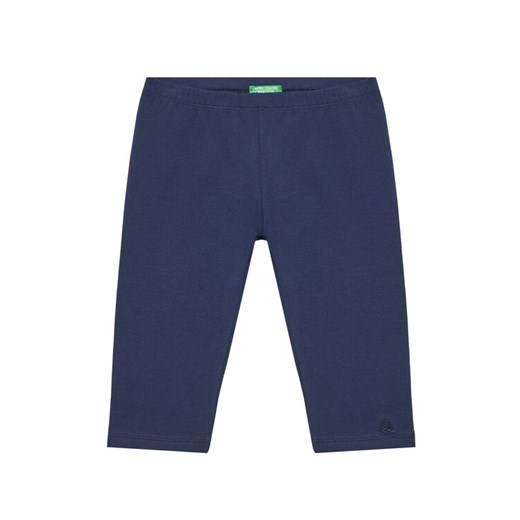 United Colors Of Benetton Legginsy 3MT1GF01M Granatowy Slim Fit ze sklepu MODIVO w kategorii Spodnie dziewczęce - zdjęcie 184199601
