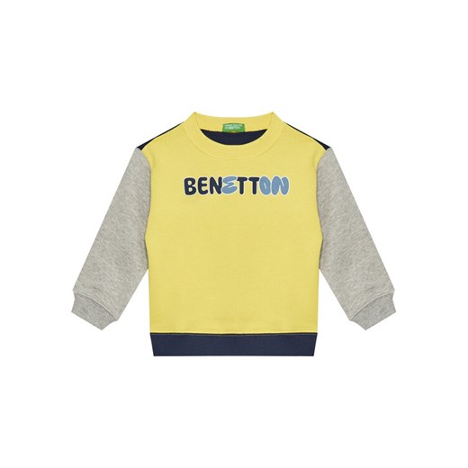 United Colors Of Benetton Bluza 3J70G10HW Kolorowy Regular Fit ze sklepu MODIVO w kategorii Bluzy chłopięce - zdjęcie 184199613