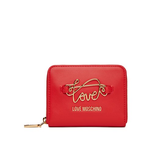 LOVE MOSCHINO Mały Portfel Damski JC5734PP0MKG0500 Czerwony ze sklepu MODIVO w kategorii Portfele damskie - zdjęcie 184199653