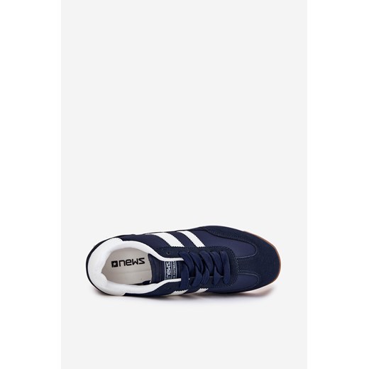 Buty sportowe męskie Evento jesienne wiązane z zamszu