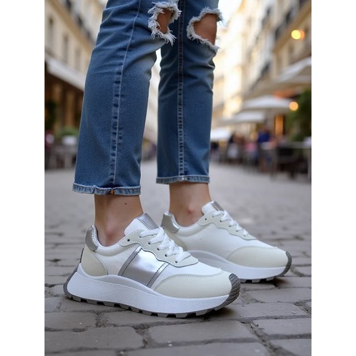 Royalfashion Sportowe sneakersy damskie Xerios ze sklepu royalfashion.pl w kategorii Buty sportowe damskie - zdjęcie 184200502