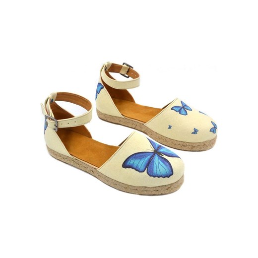 Calceo Espadryle w kolorze jasnożółtym ze wzorem ze sklepu Limango Polska w kategorii Espadryle damskie - zdjęcie 184201222