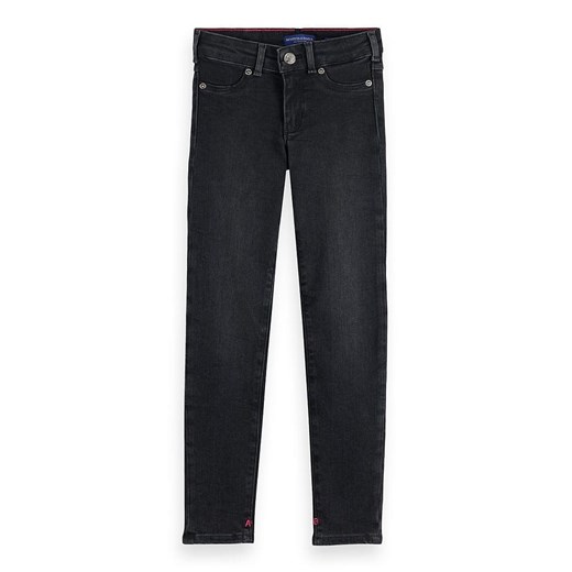 Scotch &amp; Soda Dżinsy - Skinny fit - w kolorze czarnym ze sklepu Limango Polska w kategorii Spodnie dziewczęce - zdjęcie 184201281