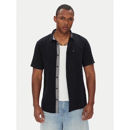 Quiksilver Koszula Time Box EQYWT04622 Czarny Regular Fit ze sklepu MODIVO w kategorii Koszule męskie - zdjęcie 184201561