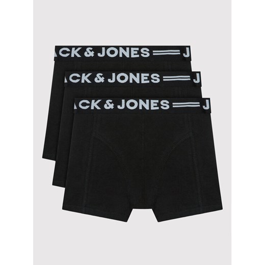 Jack&Jones Junior Komplet 3 par bokserek Sense 12149293 Czarny Jack&jones Junior 164 MODIVO