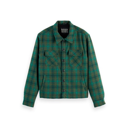 Scotch &amp; Soda Kurtka koszulowa w kolorze zielonym XL promocja Limango Polska
