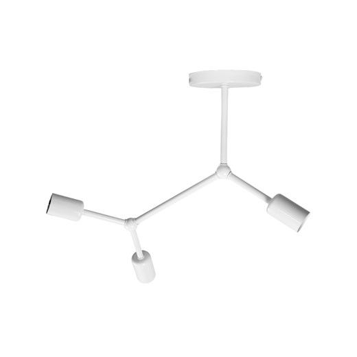Biała lampa sufitowa do salonu MOLOKO 3 punktowa ze sklepu Lysne w kategorii Lampy sufitowe - zdjęcie 184201953