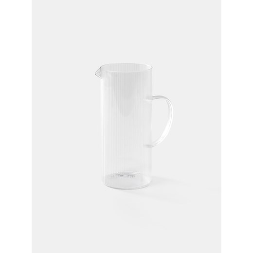 Sinsay - Ryflowany dzbanek z uchem - biały Sinsay One Size Sinsay