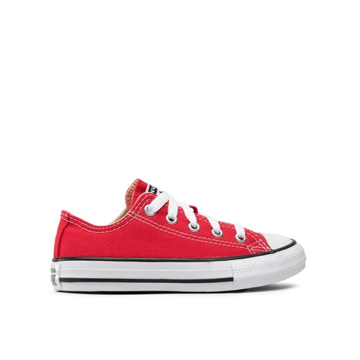 Trampki Converse Chuck Taylor All Star Ox 3J236 Czerwony ze sklepu eobuwie.pl w kategorii Trampki dziecięce - zdjęcie 184203854