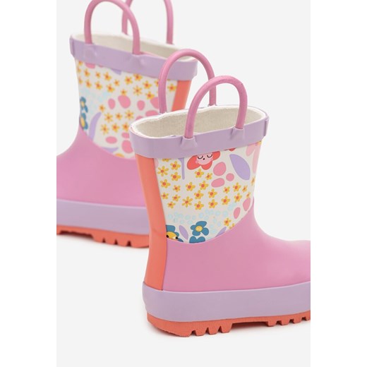 Kalosze dziecięce Born2be w kwiaty 