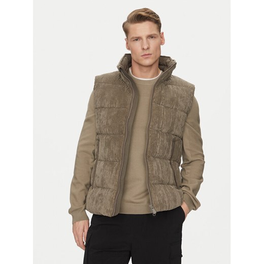 Save The Duck Bezrękawnik D81438M VELY19 Beżowy Regular Fit ze sklepu MODIVO w kategorii Kamizelki męskie - zdjęcie 184206732