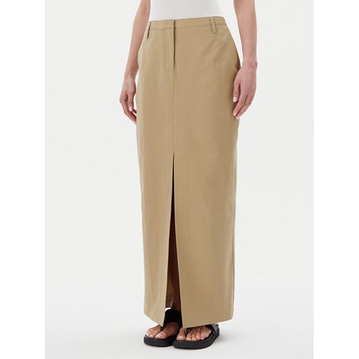 Herskind Spódnica maxi 5532150 Khaki Regular Fit ze sklepu MODIVO w kategorii Spódnice - zdjęcie 184206750