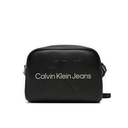 Calvin Klein Jeans Torebka Sculpted Camera Bag18 Mono K60K612220 Czarny ze sklepu MODIVO w kategorii Listonoszki - zdjęcie 184206753