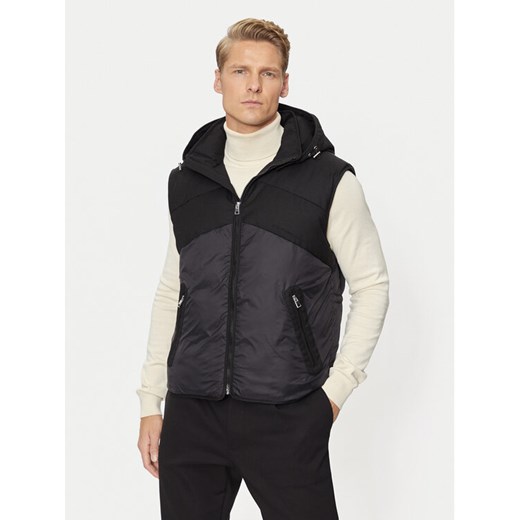 Baldessarini Bezrękawnik B2 50106/4109 Czarny Regular Fit ze sklepu MODIVO w kategorii Kamizelki męskie - zdjęcie 184206770