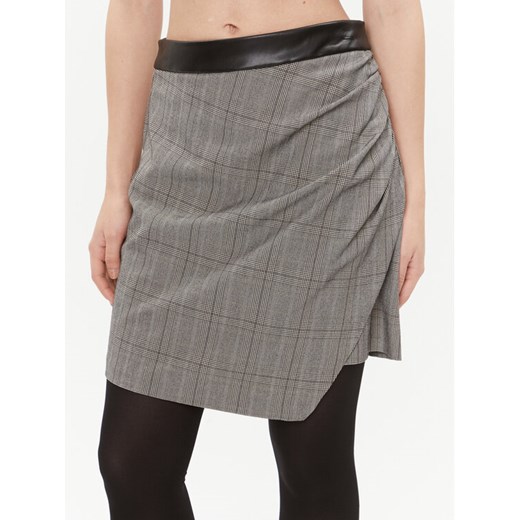 DKNY Spódnica mini P3GNTU82 Szary Regular Fit ze sklepu MODIVO w kategorii Spódnice - zdjęcie 184206791