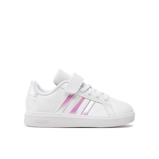 adidas Sneakersy Grand Court 2.0 El C IE3851 Biały ze sklepu MODIVO w kategorii Buty sportowe dziecięce - zdjęcie 184206860