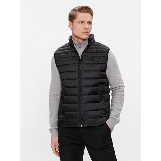 BOSS Bezrękawnik Odeno1 50505255 Czarny Slim Fit 48 MODIVO