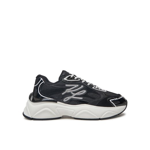Sneakersy KARL LAGERFELD Komet KL65625 Czarny ze sklepu eobuwie.pl w kategorii Buty sportowe damskie - zdjęcie 184208611