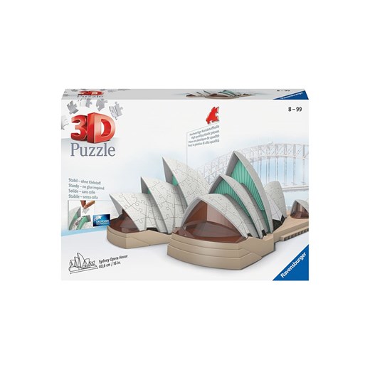 Ravensburger 216-częściowe puzzle 3D &quot;Opernhaus Sydney&quot; - 8+ ze sklepu Limango Polska w kategorii Puzzle - zdjęcie 184209051