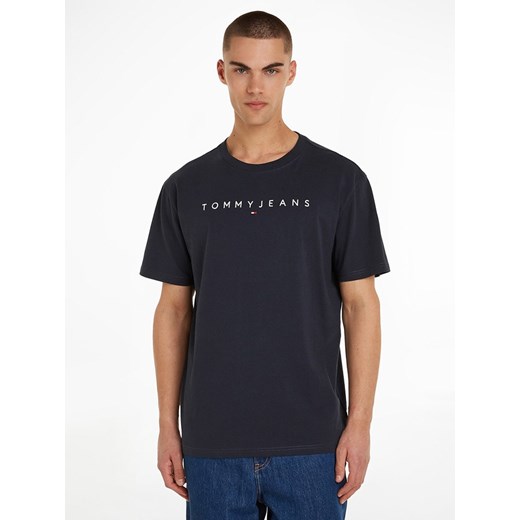TOMMY JEANS Koszulka w kolorze granatowym ze sklepu Limango Polska w kategorii T-shirty męskie - zdjęcie 184209204